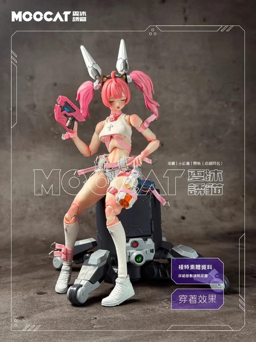 【No Figure】1/12 Scale Female Mini Sleeves Arms Calf Cover Long Socks for 6in Action Figure Romankey Gynoid Kotobukiya Model