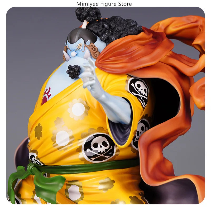 One Piece Jinbe Knight of the Sea Seven Warlords of the Sea 25cm Large Anime Figure Statue Desktop Decoration Gift