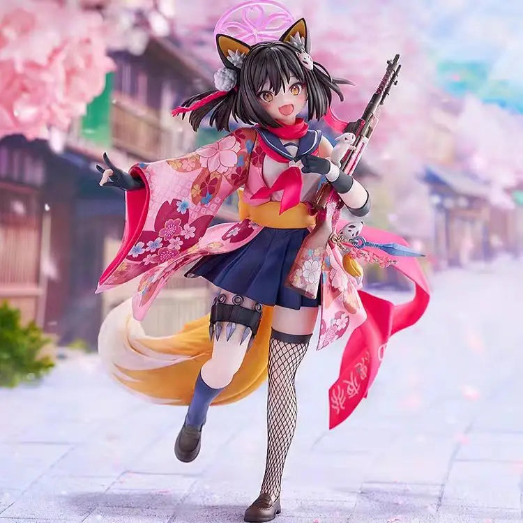 Model Toy Kuda Izuna Blue Archive Game Character Action Statue Sculpture Anime Cartoon Collectible Figurine Figures Presale
