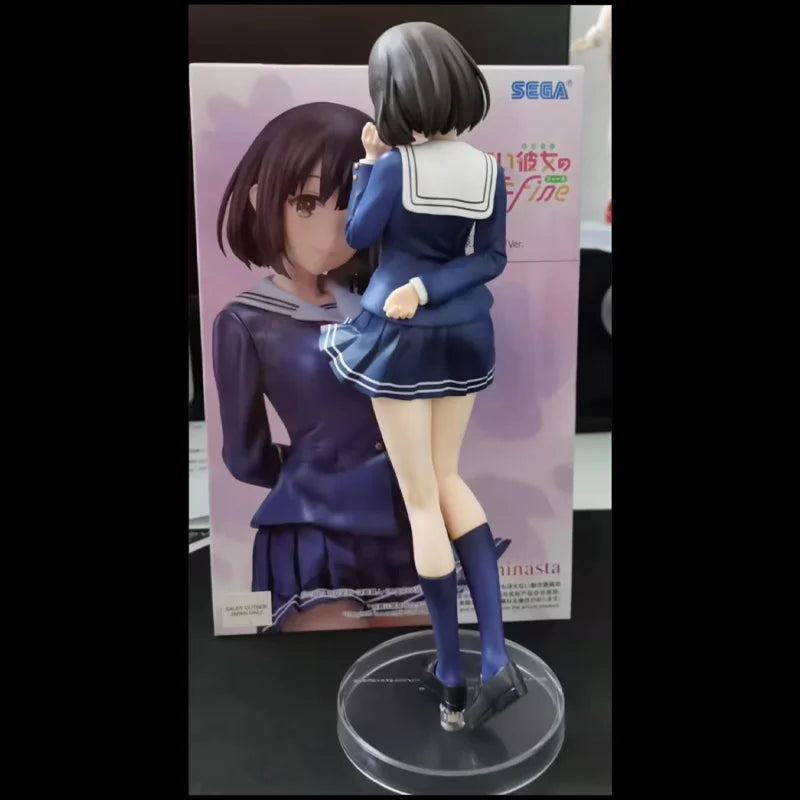 Genuine Sega Saekano:how To Raise A Boring Girlfriend Fine Luminasta Kato Megumi Uniform Style In Stock Original Figure Model