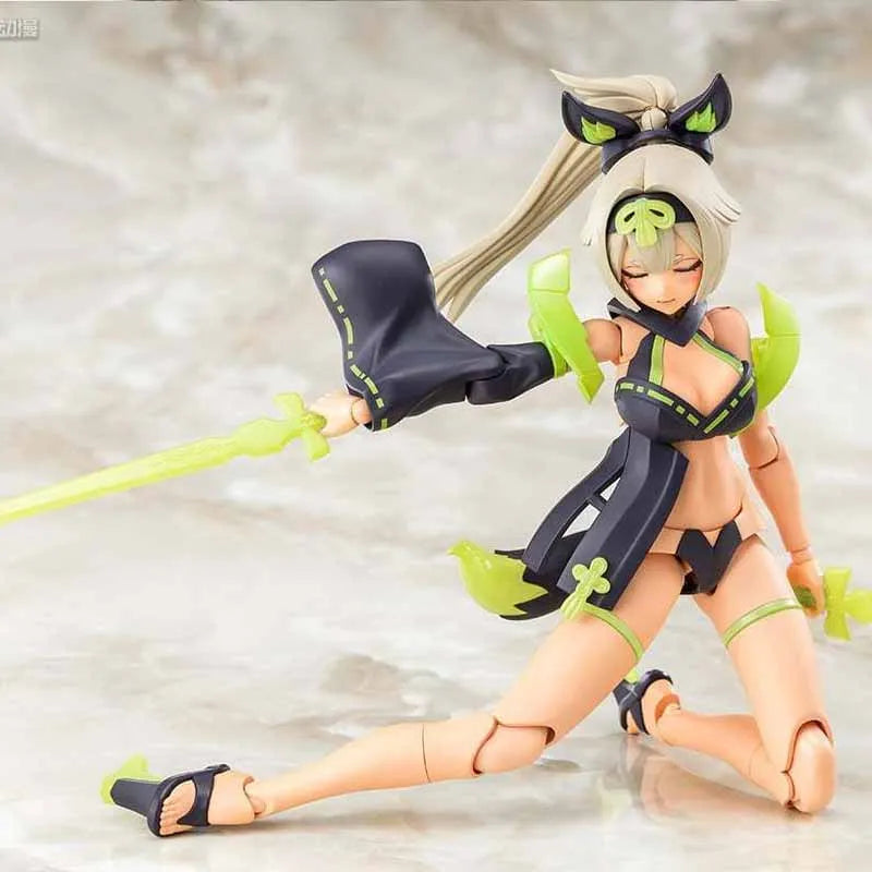 KOTOBUKIYA Original MEGAMI DEVICE ASRA TAMAMONOMAE UTAGE ASRA NINE-TAILS MATSURI Anime Action Figure Assembly Model Toys