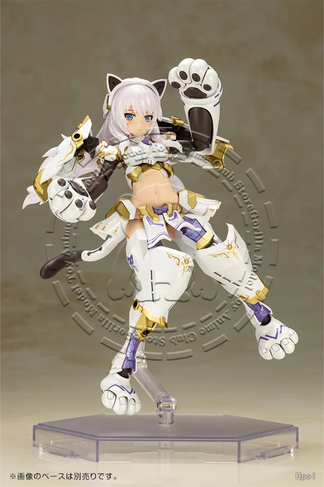 In Stock Original Genuine KOTOBUKIYA Frame Arms Girl Tuga I Nyan Nyan Armor 160mm Model Kit Action Figure Collectible Gift
