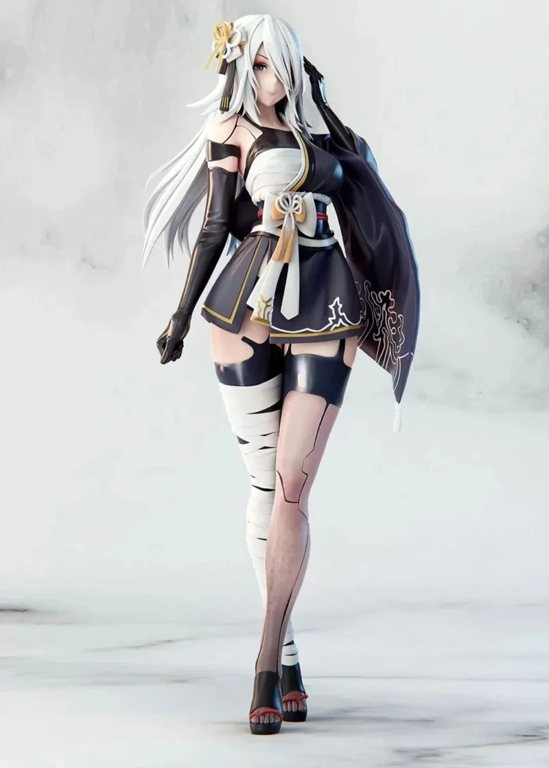 Yorha No.2 Type B Anime Girl Figure Ver1.1a Model A No.2 Kimono Action Figure Collection Modle Toy  Boy'S Birthday Gift
