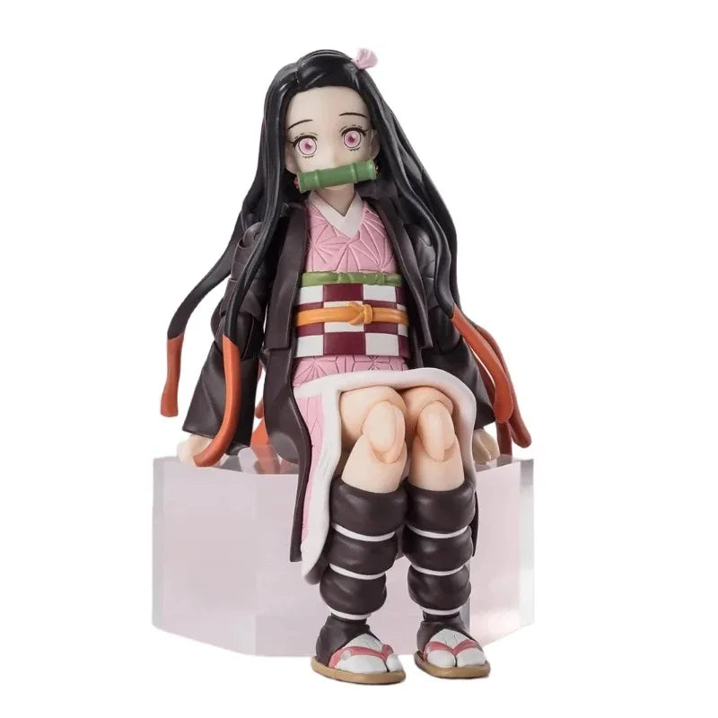 BANDAI Original in Stock SHF Demon Slayer Kamado Nezuko Model Toys Anime Cartoon Anime Action Figures Model Collectio Toy