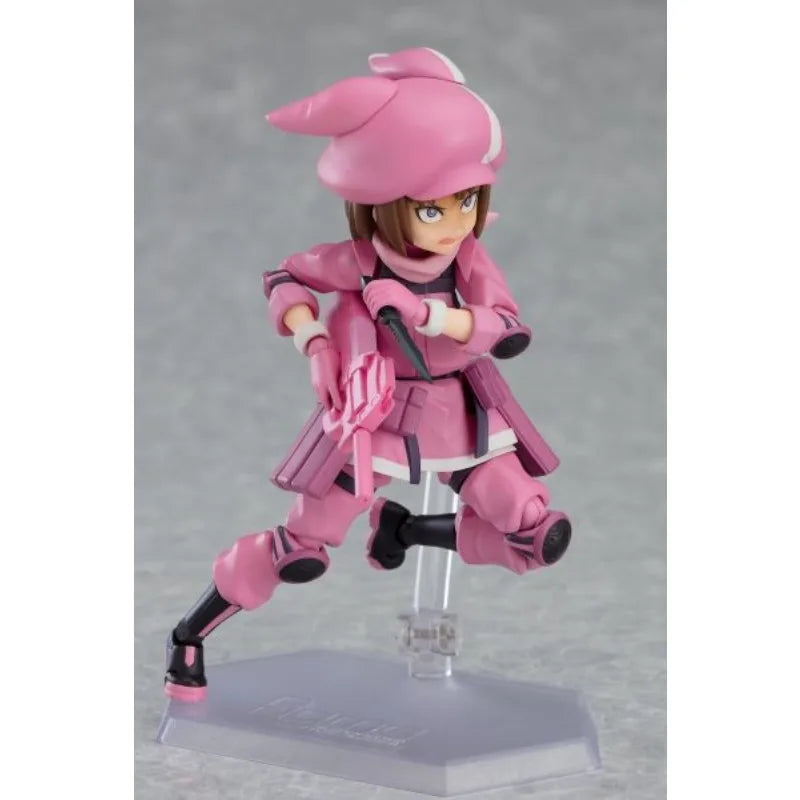 Max Factory Figma #459 Gun Gale Online Ren Figure-120mm Movable PVC/ABS Doll Sword Art Online Spin-Off, All-Ages Collectible Toy