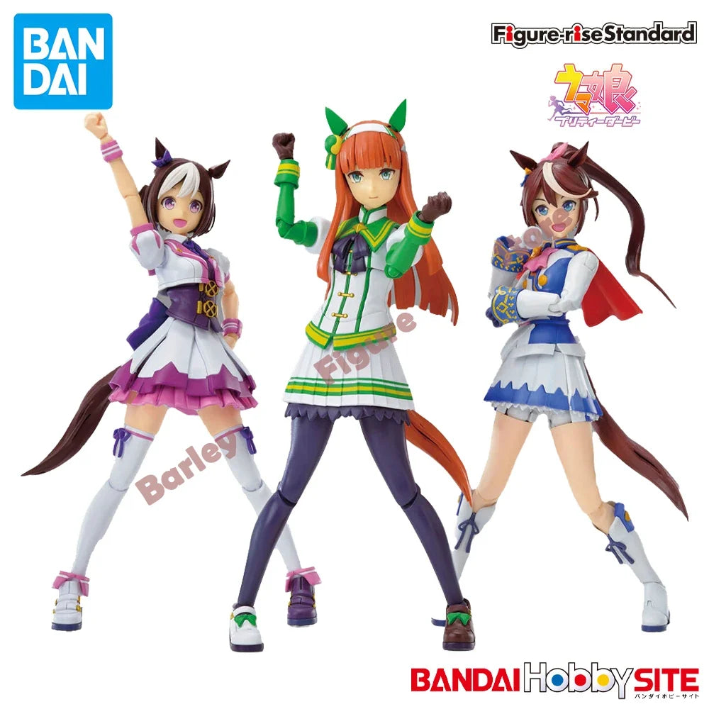 Original Genuine BANDAI Uma Musume Pretty Derby Figure-rise Standard FRS Tokai Teio Special Week Silence Suzuka Action Figure