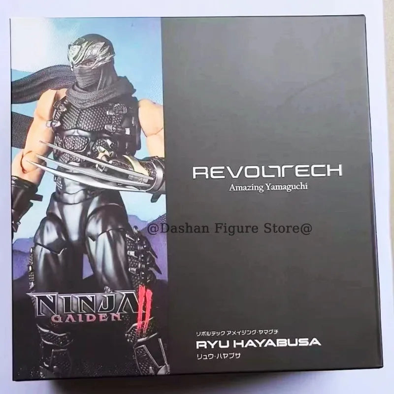 Revoltech Ninja Gaiden RYU HAYABUSA Action Figure Kaiyodo Amazing Yamaguchi Razor’s Edge Figurine 17cm PVC Collection Model Toys