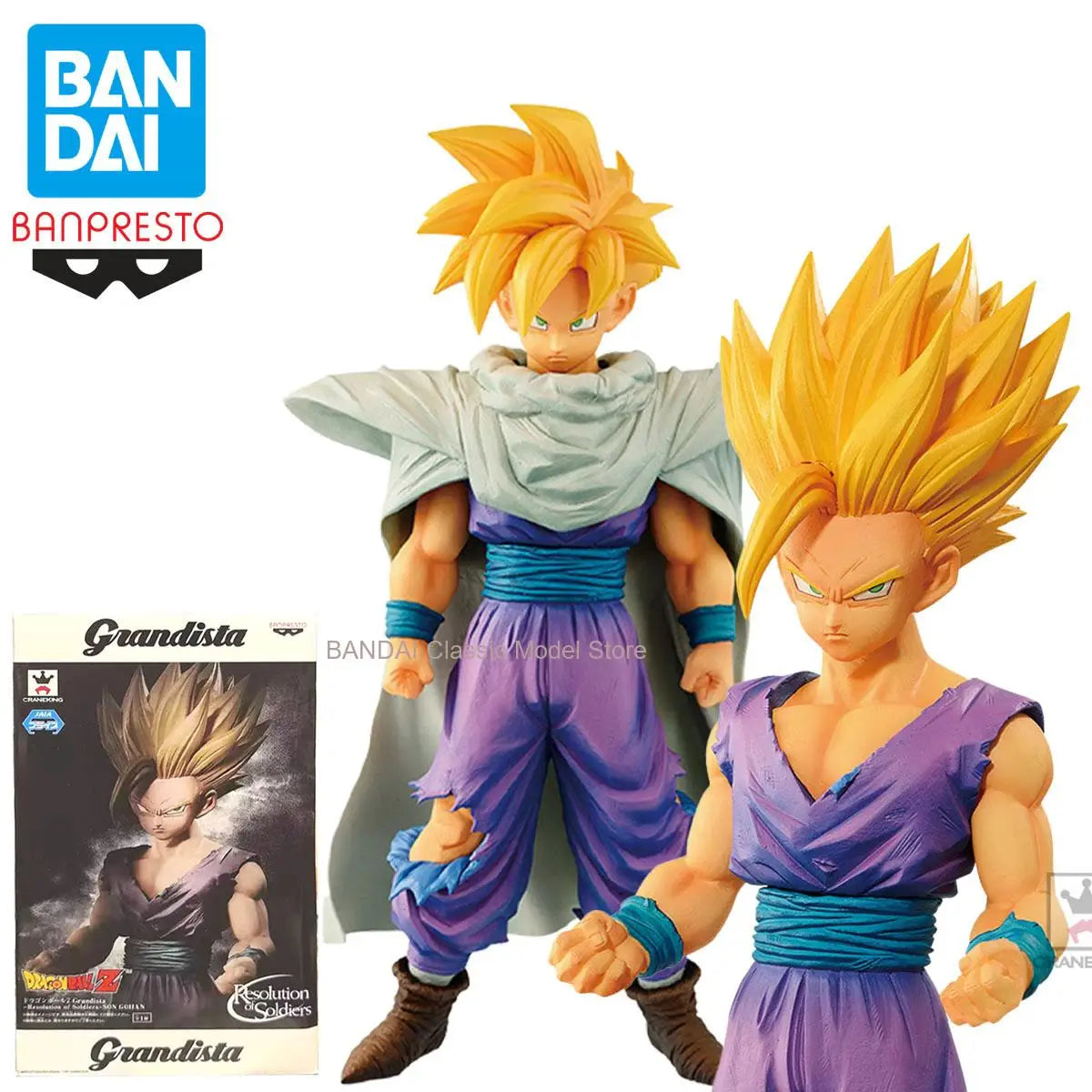 100 % Original auf Lager Bandai Spirits BANPRESTO Grandista Dragon Ball Z Son Gohan SSJ2 Sammlerserie Anime-Figur Modellspielzeug