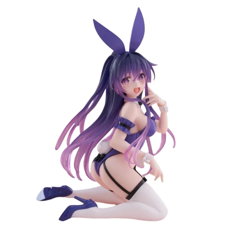 15CM Anime DATE A LIVE Yatogami Tohka Figure Bunny Girl Kneeling Posture Action Figure PVC Model Toys Doll Collection Decoration
