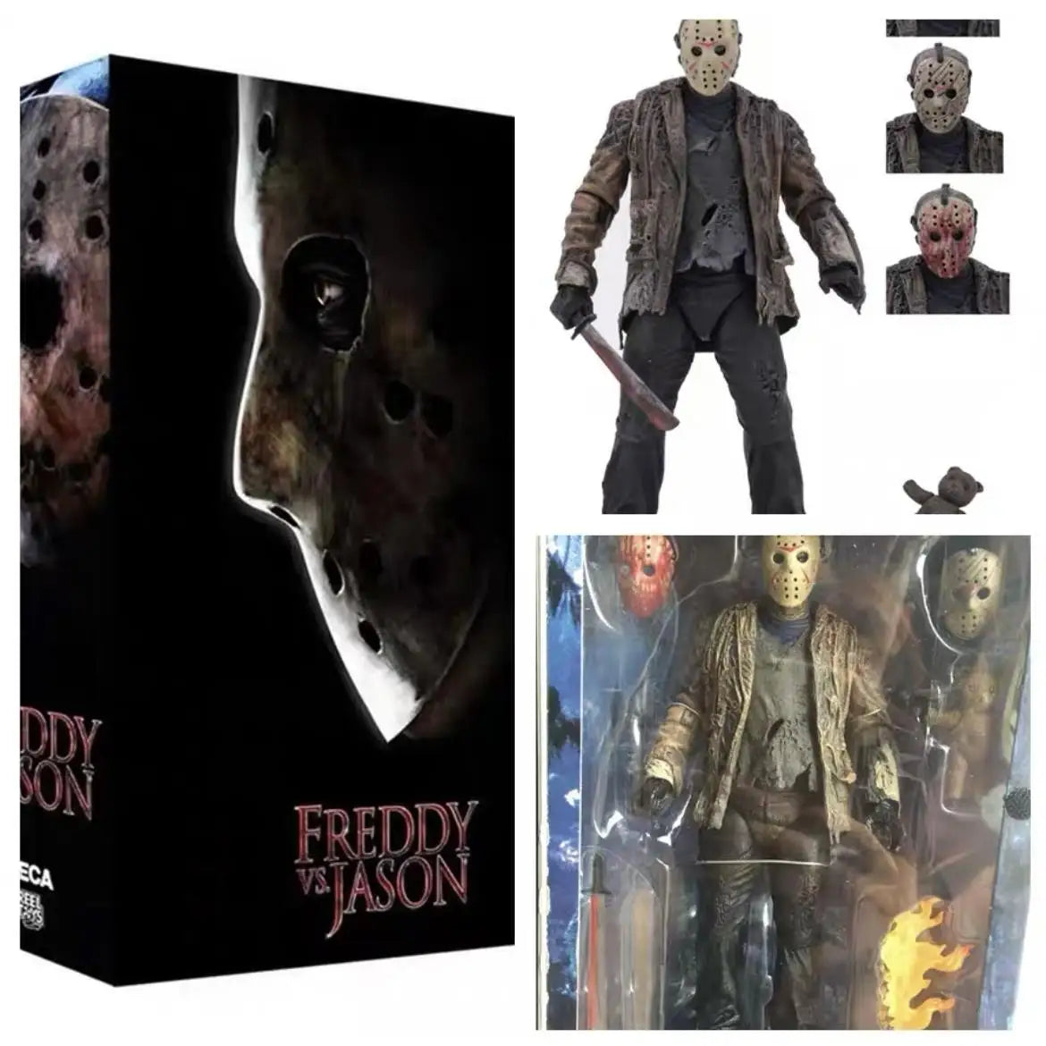 NECA Friday The 13th Figure Pennywise Part VII 7 New Blood Ultimate Jason Voorhees Action Figure Model Horror Halloween toy Gift