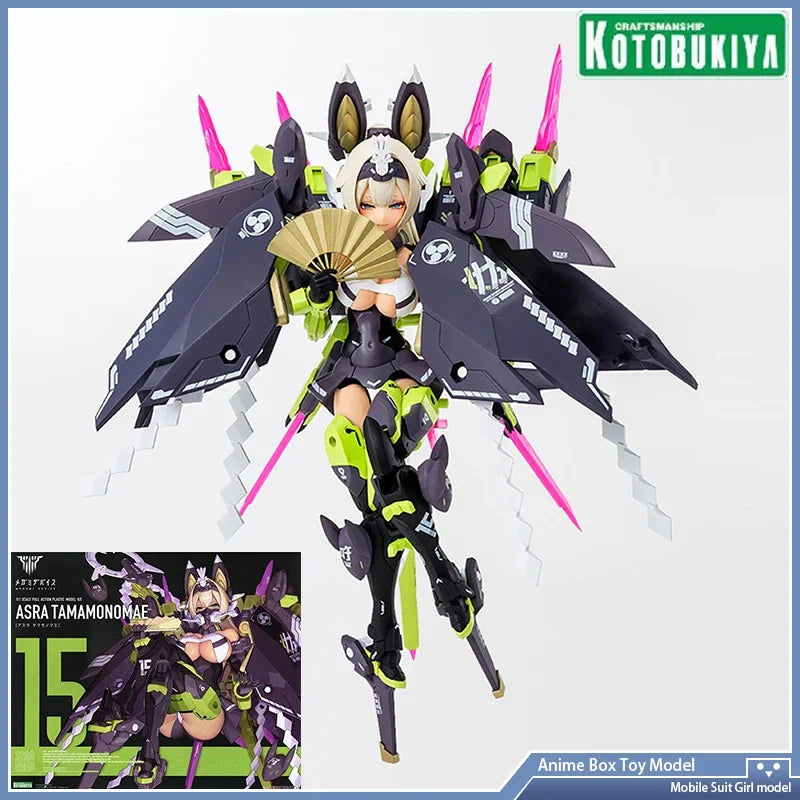 Kotobukiya  KP590 Megami Device ASRA Tamamonomae Black Nine Tails Mobile Suit Girl Anime Figure Original Genuine