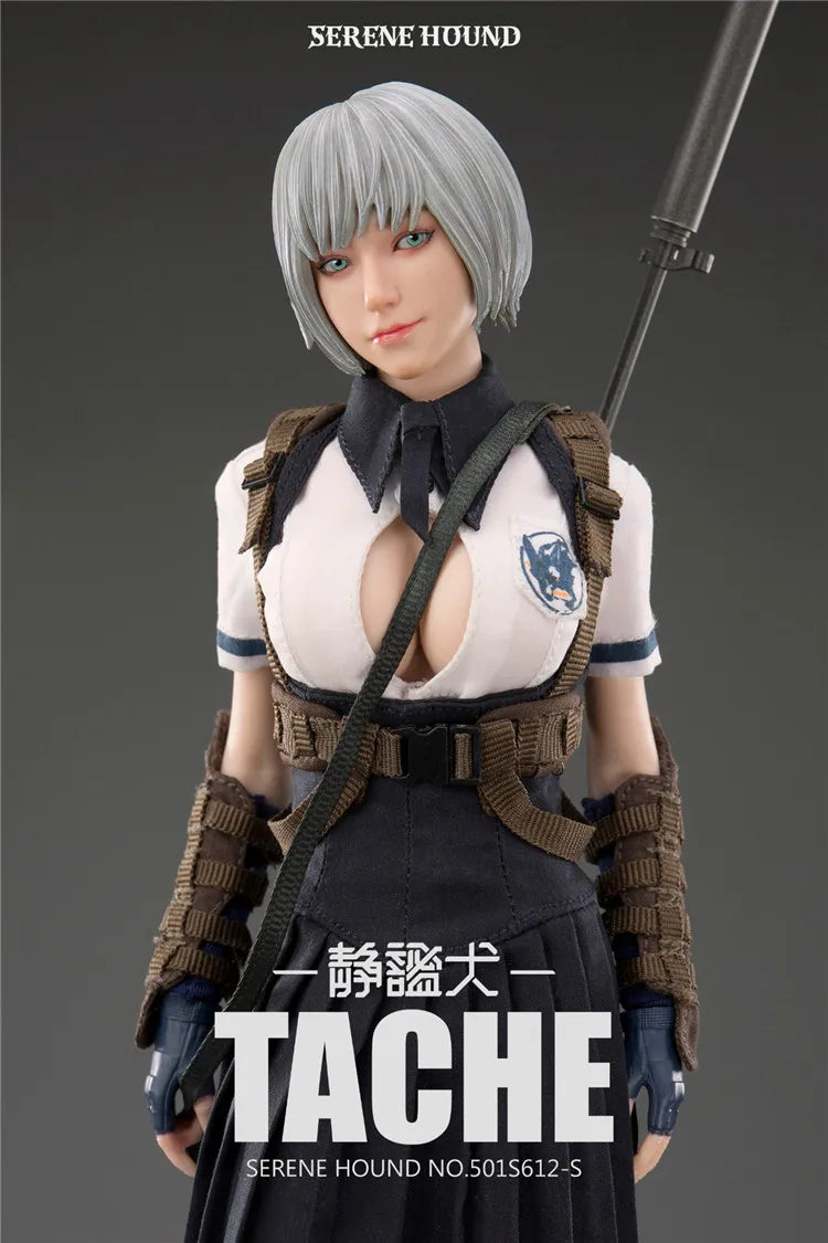 I8 Toys 501S612 1/6 Serene Hound Troop Beautiful Girl Survival Enhanced Tache Night Fight Enhanced Rine 12" Action Figure Body