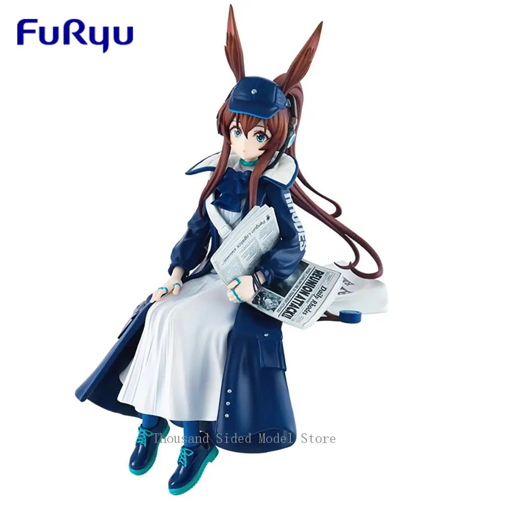 In Stock Original FuRyu Noodle Stopper Figure Arknights Amiya  (Shinbun Haitatsuin Ver.) Action Figure Anime Collectible Toys