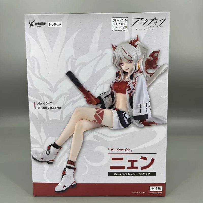 Anime Figurine Nian Original Arknights Game Character Sculpture Action Statue Figures Cartoon Collectible Model Toy