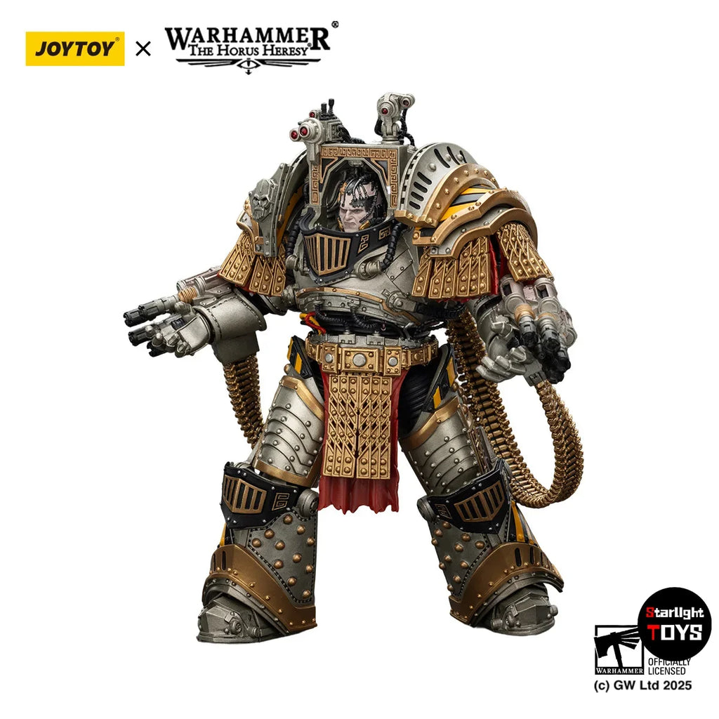 【JOYTOY】Warhammer 40K Iron Warriors Perturabo Primarch of The LVth Legion 1/18 Action Figure Model Toys