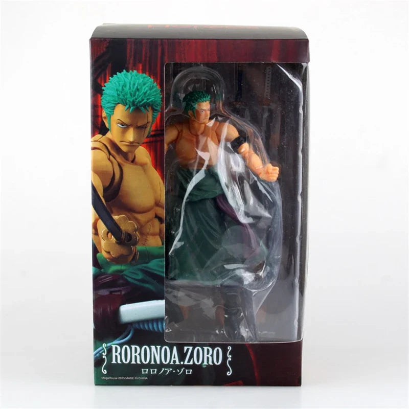 Anime One Piece MegaHouse Variable Action Heroes Roronoa Zoro New World Ver. PVC Action Figure Collection Model Toys Doll Gifts