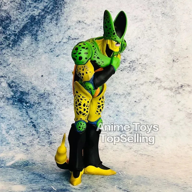 30cm/11.81in Anime Dragon Ball Z Figure Super Saiyan Second Form Cell Figure PVC Collectible Model Toys Gifts