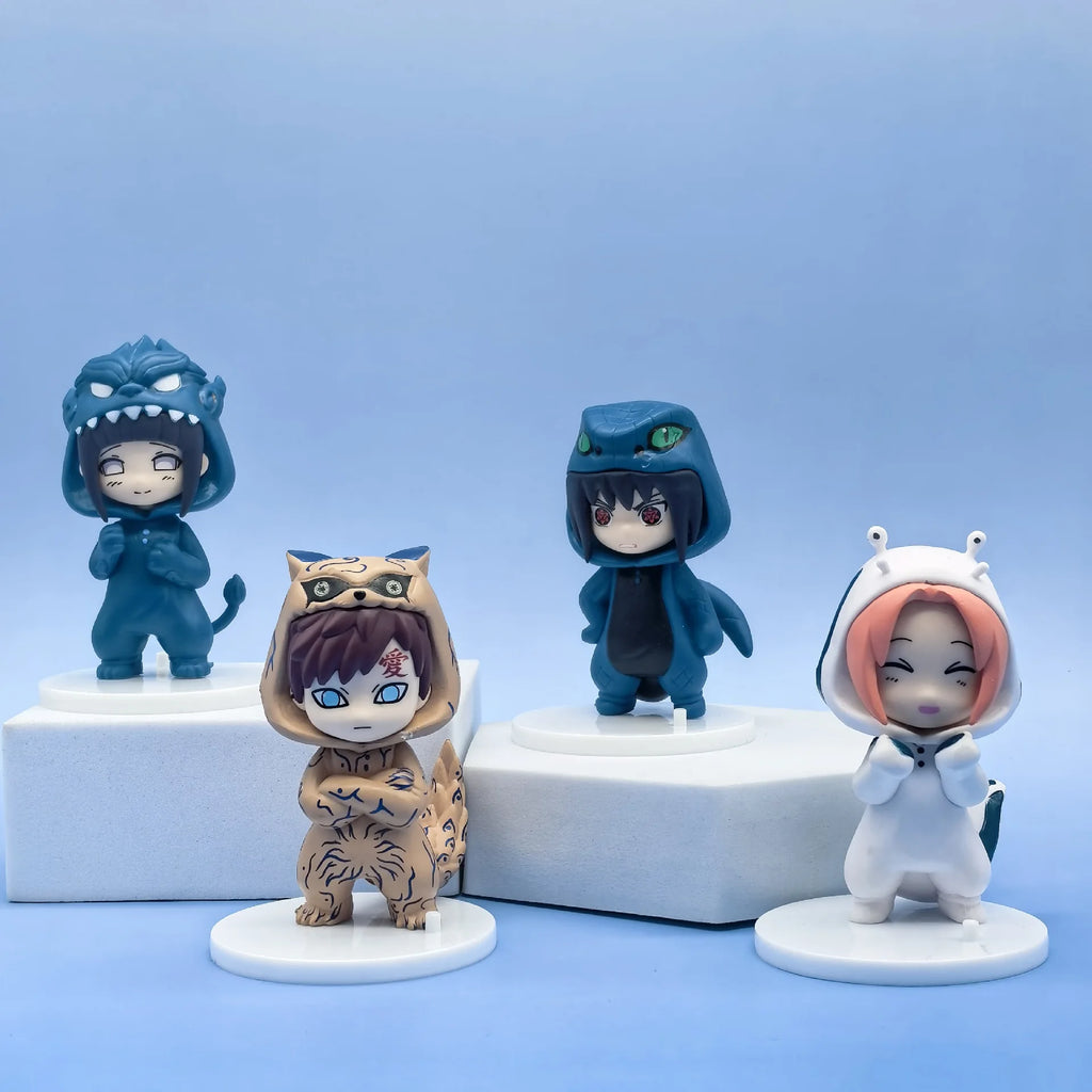 Japanese anime Naruto Jifeng series figure model Q version PVC anime desktop ornaments birthday gift collection model toys