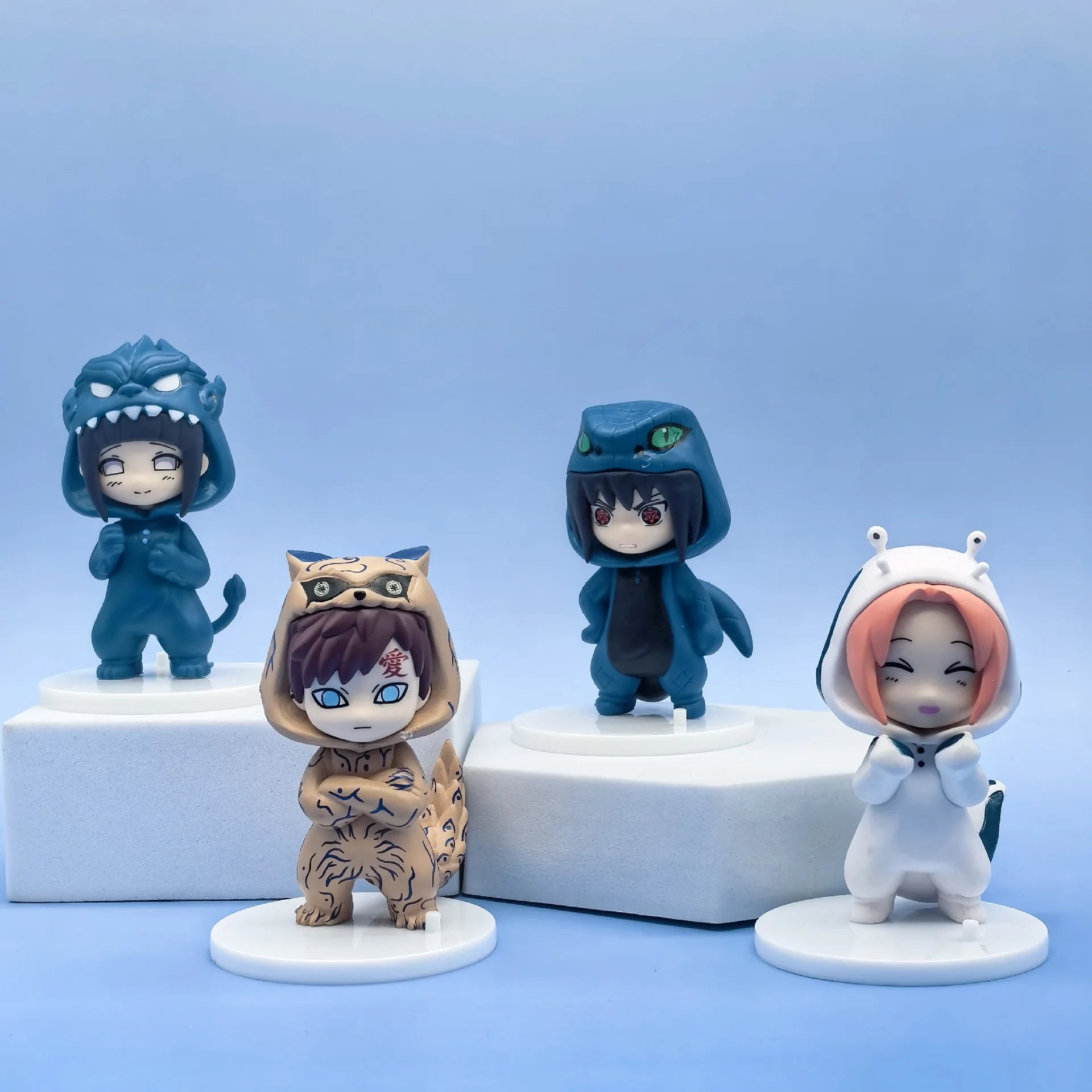 Japanese anime Naruto Jifeng series figure model Q version PVC anime desktop ornaments birthday gift collection model toys