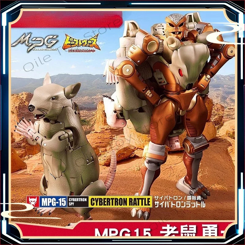 In Stock TAKARA TOMY Transformed Toys MPG-15 Mouse Warrior Joint Moving Model Action Figure Collection Gift Original Box