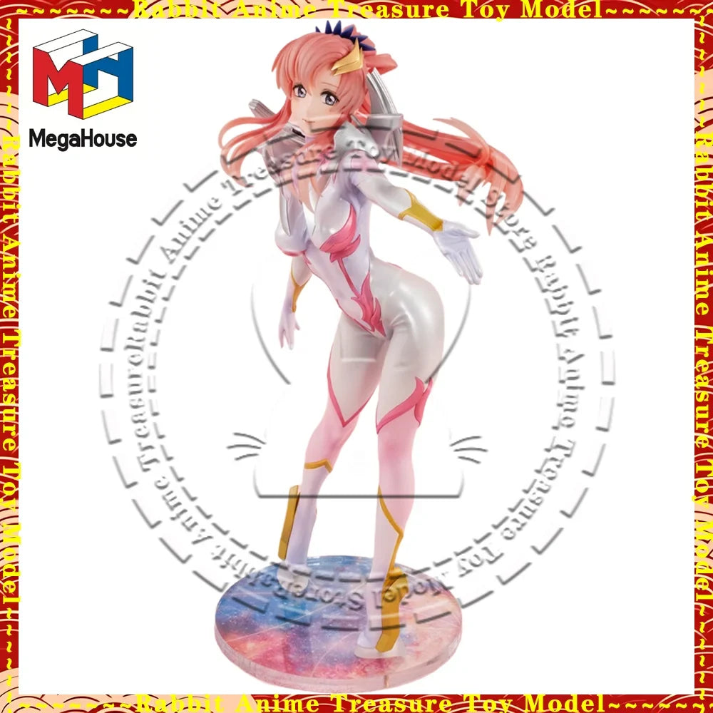 In Stock Original Genuine MegaHouse GGG Gundam SEED FREEDOM Lacus Clyne Pilot Suit Non-Scale PVC Figure Collectible Display