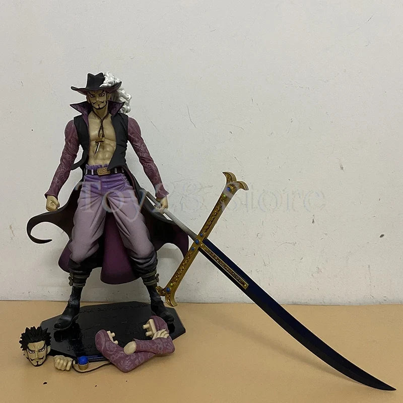 Japanese Anime One Piece Mihawk Dracule Action Figure Collection Model Toy Doll Christmas Gift