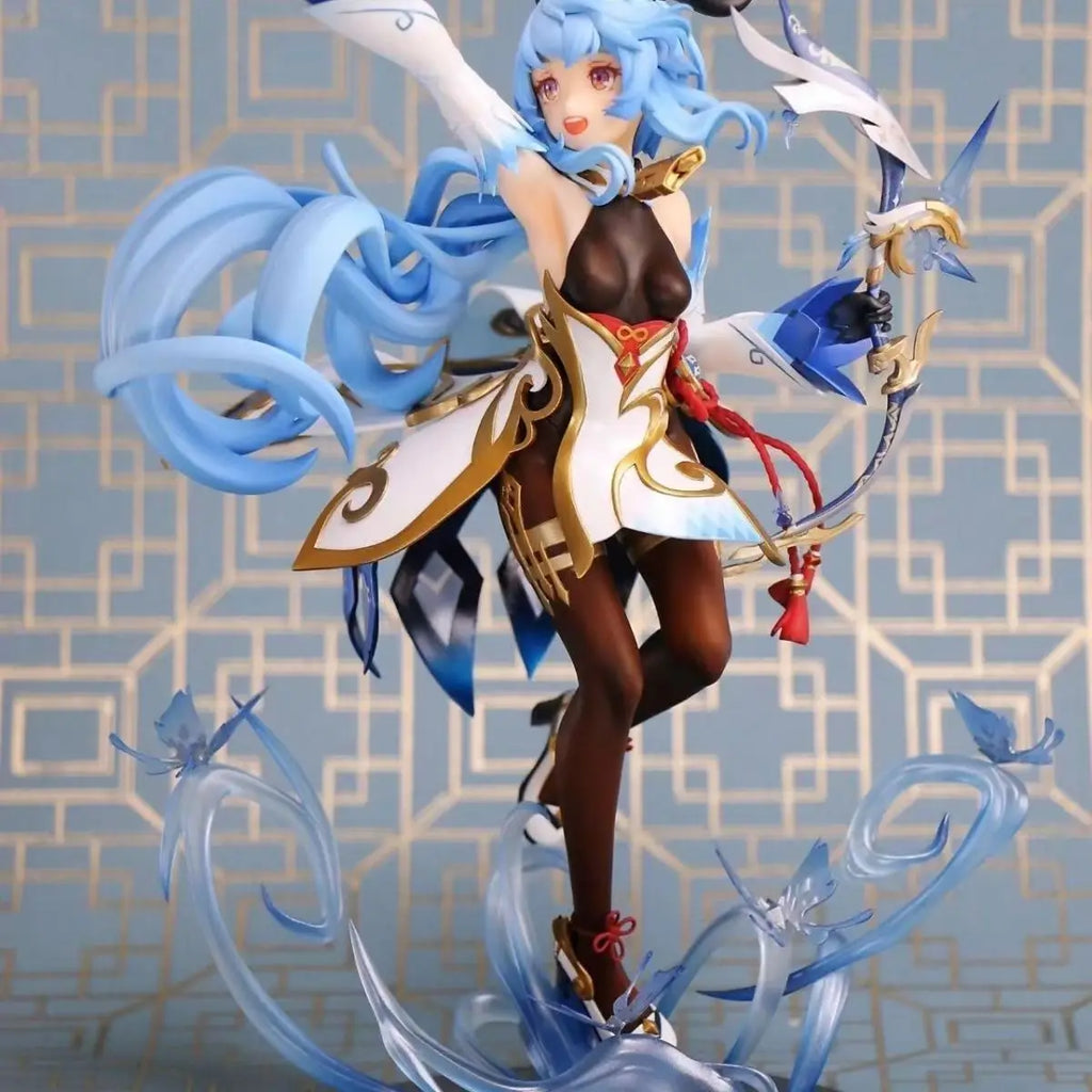 【Presale】Action Figurals Genshin Impact Statue Figures Ganyu Anime Figurine Cartoon Toy Collectible Model Toy