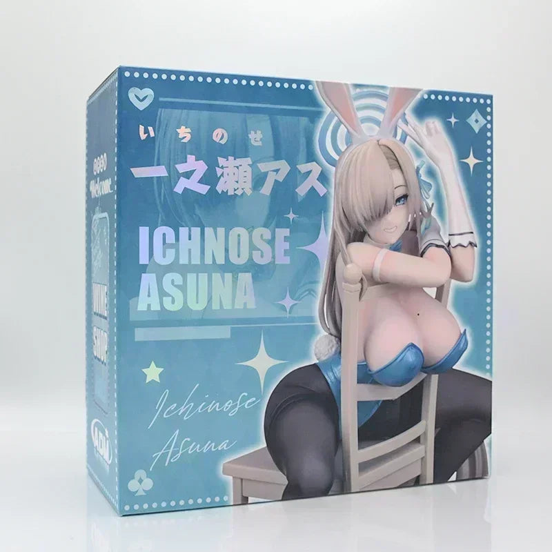 22cm Blue Archive Alice Maid Anime Girl Figure Aris/Tendou Arisu Action Figure Ichinose Asuna Bunny Figurine Model Doll Toy Gift