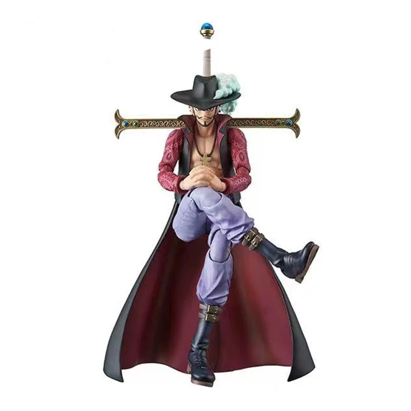 100% Original MegaHouse Variable Heroes VAH Dracule Mihawk ONE PIECE In Stock Anime Action Collection Figures Model