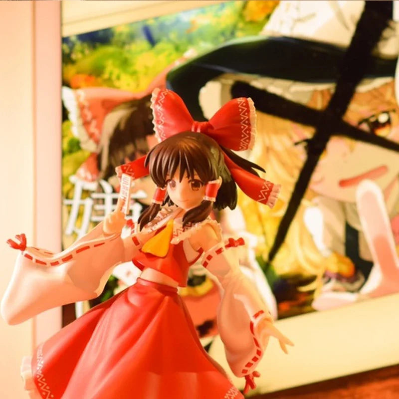 In Stock Genuine Gsc Pop Up Parade Touhou Project Kirisame Marisa Hakurei Reimu 17cm Model Toy Collectibles Desktop Ornaments