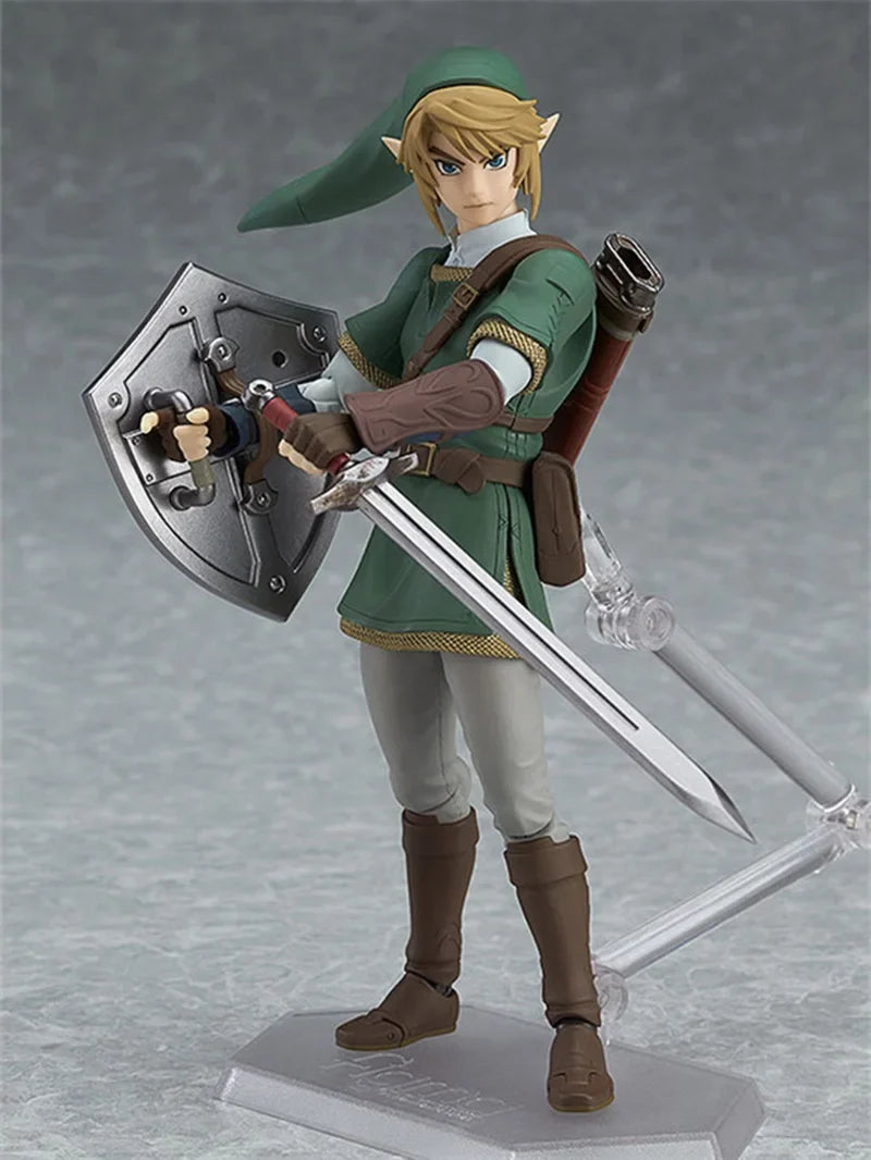 Luxury Skyward Sword Figma 320 Link Zelda Twilight Princess DX Ver. Action Figure Breath Of The Wild Figura Model Toys 16CM