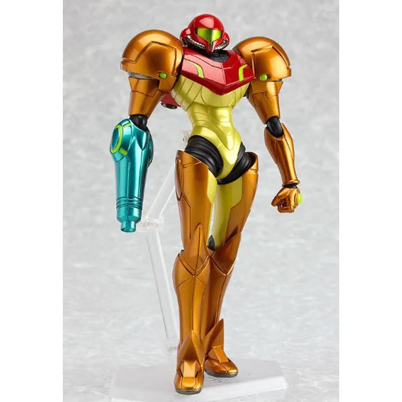Max Factory Original Figma Another M Samus Aran Anime Action Figures Toys for Boys Christmas Gift Collectible Model Ornaments