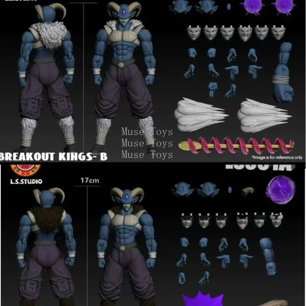 New LS L.S.Studio Dragon Ball Super Moro Figure Breakout Kings A B Ver. Anime Action Figures  Model Toys Customized Collection