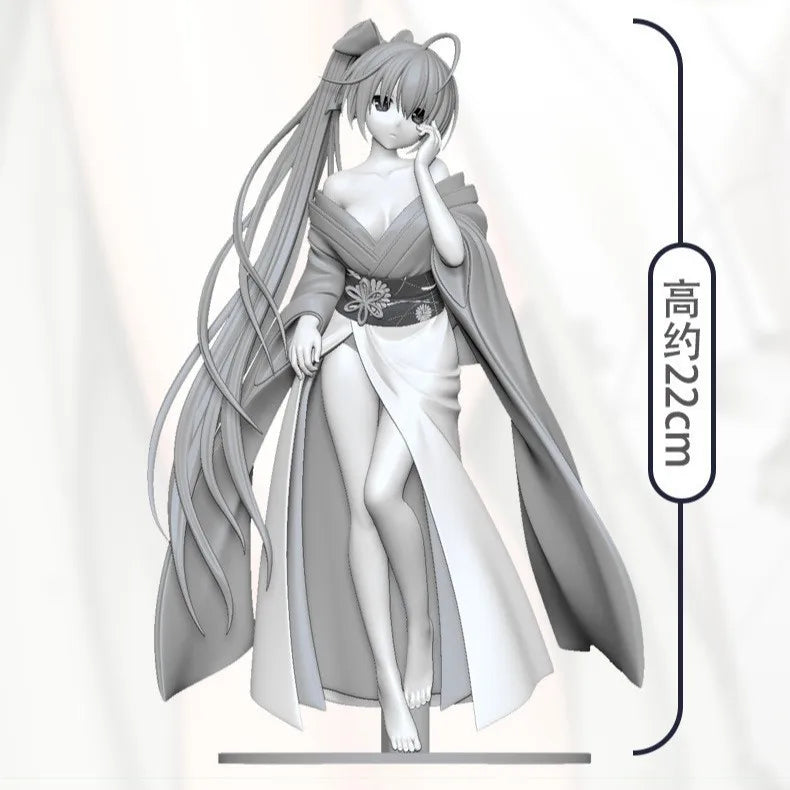 Hefengqiong Yuji Bathing Gown Kasugano Sora Garage Kit Anime Second Beautiful Girl Decorative Action Figure Collectible Toy