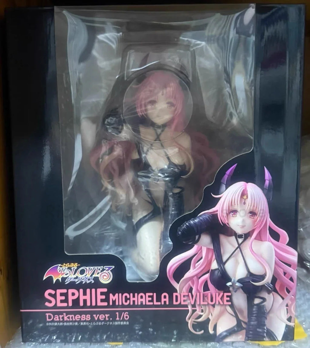 Original in Stock UnionCreative To Love-Ru Sephi Michaela Devirluke Darkness Ver.1/6 Model Statue Limited Edition Toy Ornaments