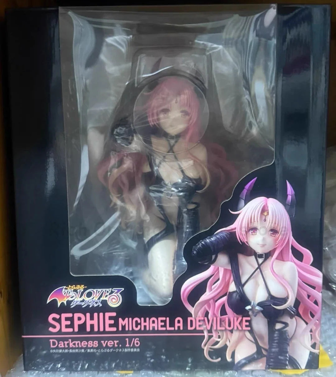 Original in Stock UnionCreative To Love-Ru Sephi Michaela Devirluke Darkness Ver.1/6 Model Statue Limited Edition Toy Ornaments