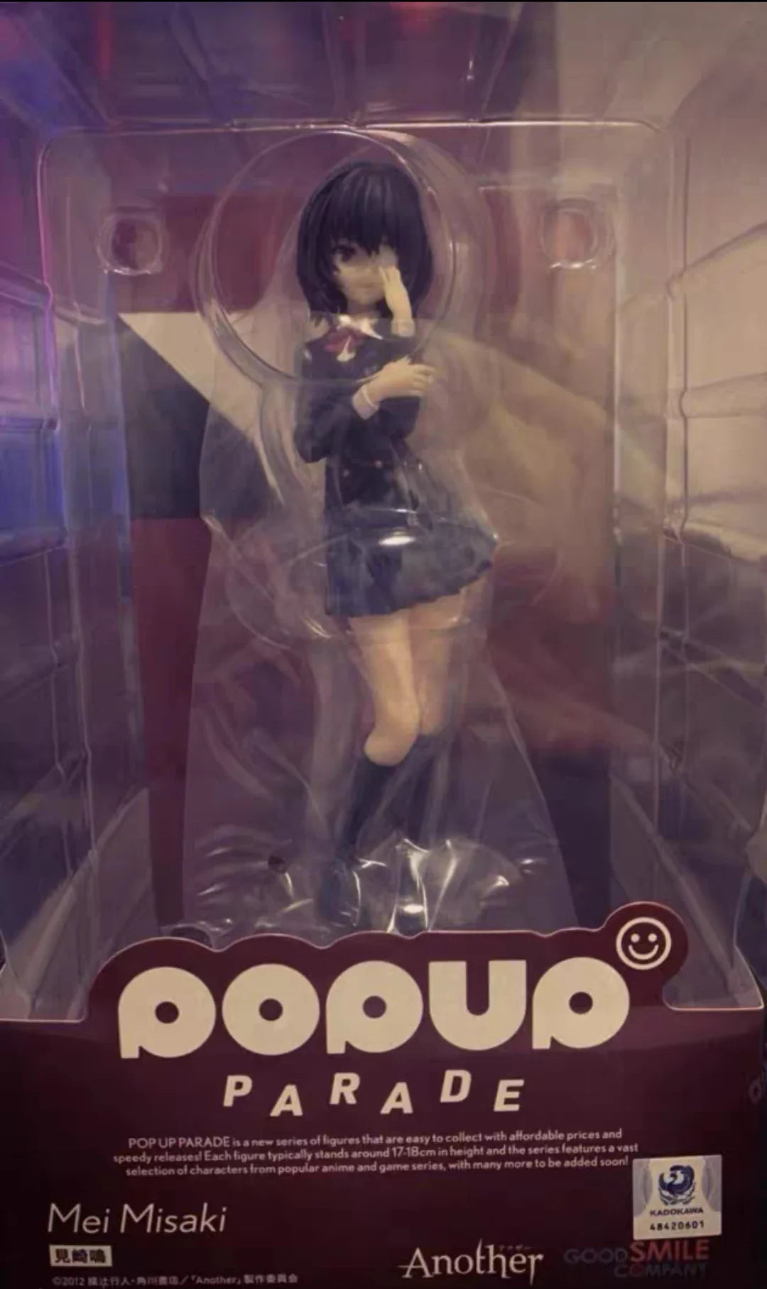 Original Brandneue Anime-Figur GSC Pop Up Parade Misaki Mei aus Another Actionfigurenmodell Spielzeug Geschenk