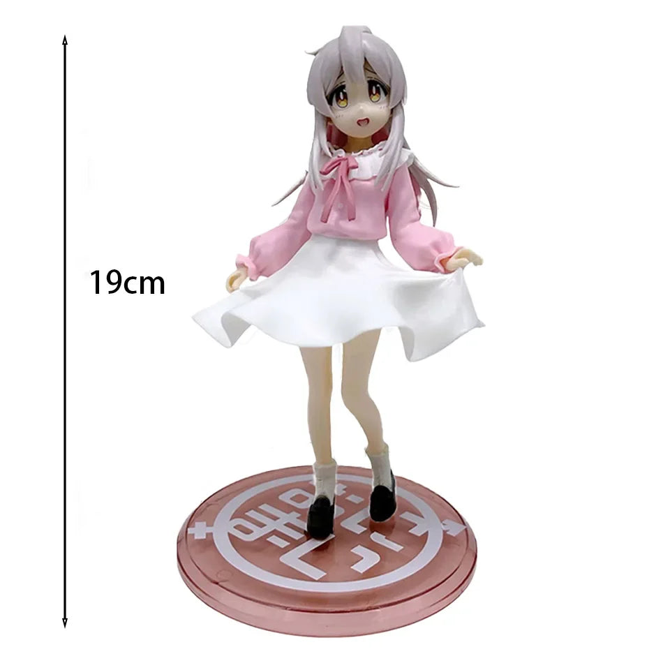 Onii-chan wa Oshimai! Mahiro Oyama Girl Anime Figure Kawaii Mahiro Oyama Action Figure Pink dress Collection Model Doll Toy Gift