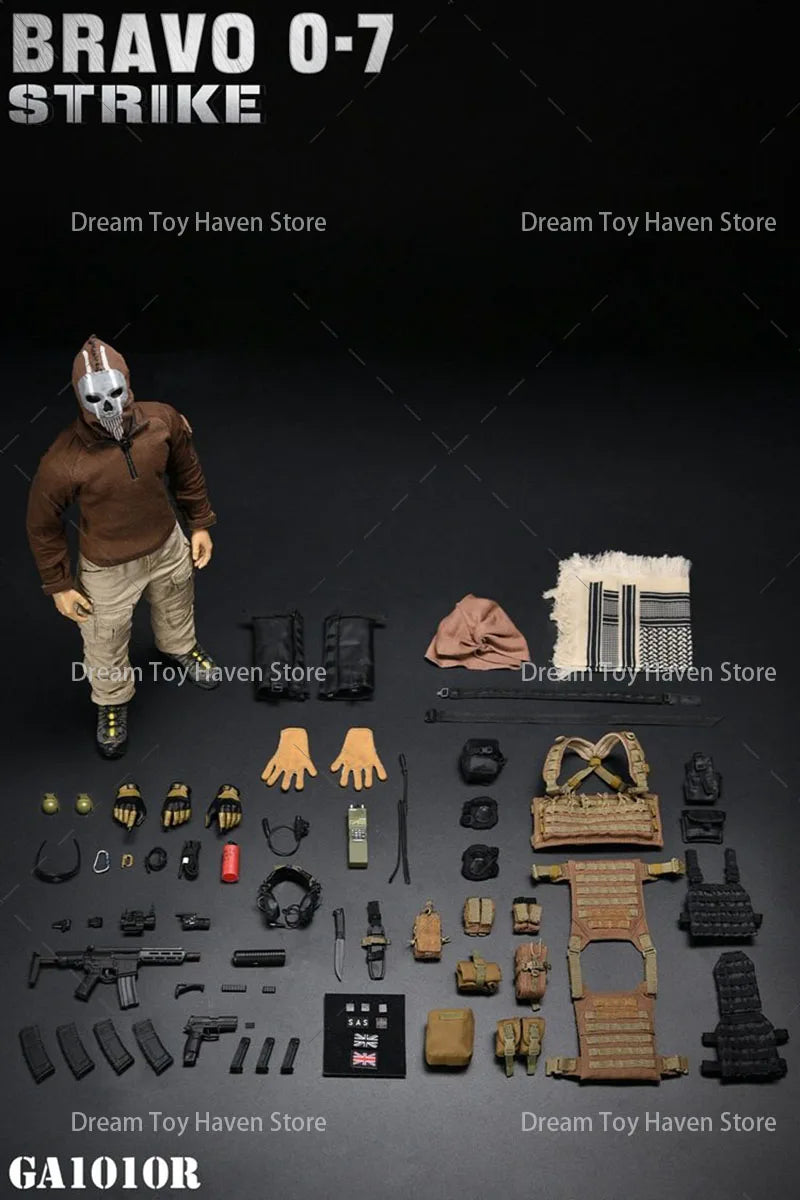 EASY&SIMPLE ES 1:6 GA1010R BRAVO 0-7 SAS GHOST 12Inch Men Soldier Full Set 12inch Action Figure Best Fans Collectible Dolls
