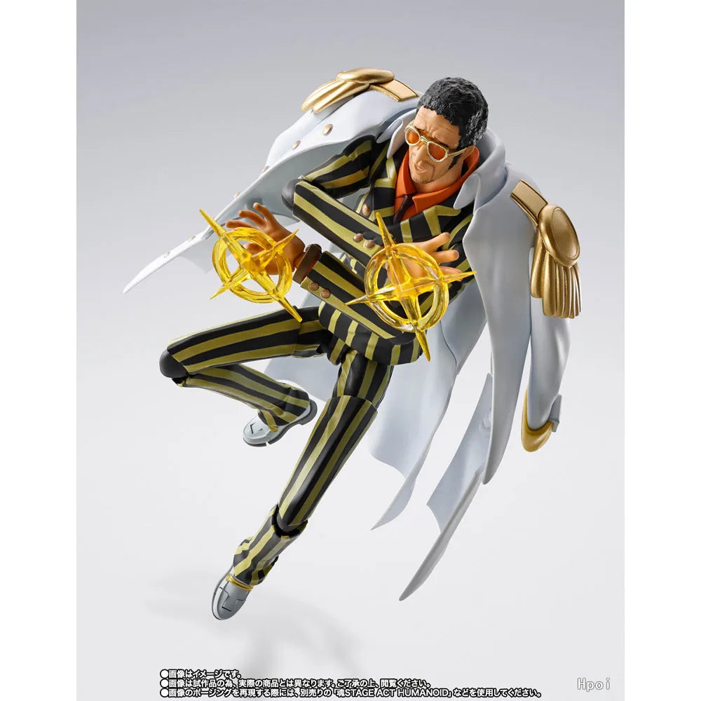 100% Authentic In Stock Bandai S.H.Figuarts One Piece Kizaru - Egghead Island -Anime Action Figure Collection Model Toy