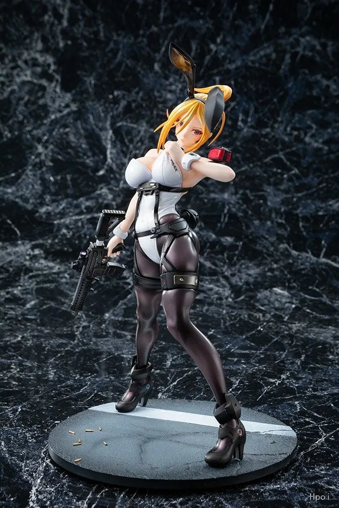 '-In Stock Original KADOKAWA KDcolle Arms Note Robot Bunny Girl 26cm Animation Statue 1/7 Model Doll Ornament