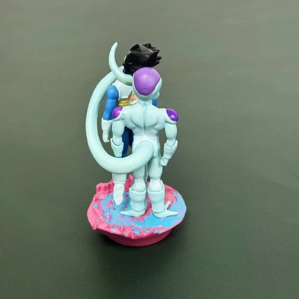 9.5cm/3.74in Anime Dragon Ball Figure Frieza and Vegeta Action Figures Pvc Collection Model Toys for Childre Gifts