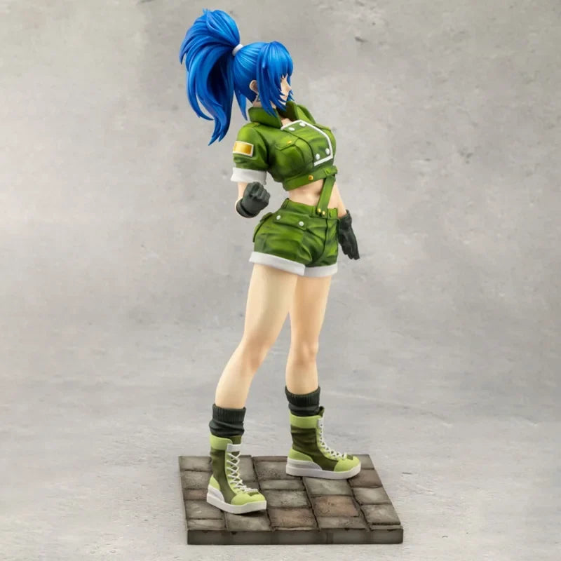 Kotobukiya Original Genuine The King of Fighters '97 Leona Heidern Bishoujo Statue 1/7 Model 21.5cm Figure Toys Birthday Gift