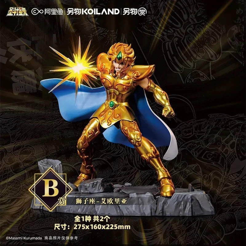 Genuine Bandai Saint Cloth Museum 12 Gold Saint Seiya All Series Art Statue Set Sculpture Limited Edition Anime Figurine Gift