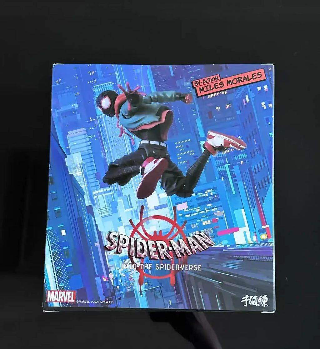 Auf Lager Original Marvel Sentinel UnionCreative SV-Action SPIDER-MAN Miles Morales 130mm Actionfigur