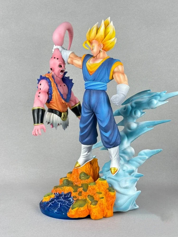 32cm Dragon Ball Anime Figure Cs Vegito Vs Buu Action Figure Gk Scene Statue Anime Decoration Model Customized Toys Kids Gift