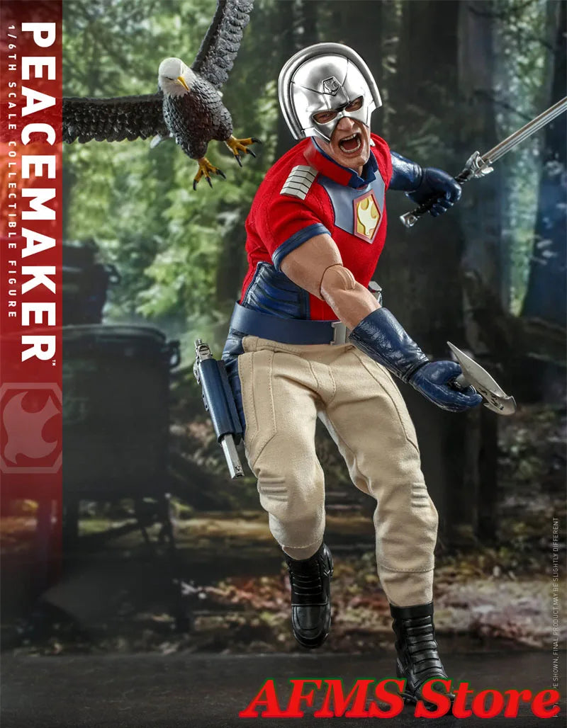 Original Hot Toys 1/6 TMS071 Scale Collectilbe Figure Peace Maker Anime Villain Doll Full Set 12inch Men Soldier Action Figure