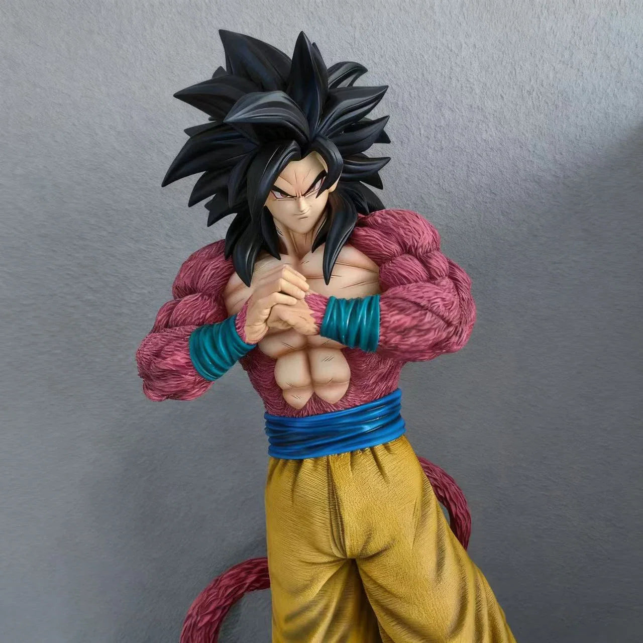 Jt Statue 53cm/20.87inch Anime Dragon Ball SSJ4 Goku Figure Super Saiyan PVC Action Figures Collection Model Toys Gifts
