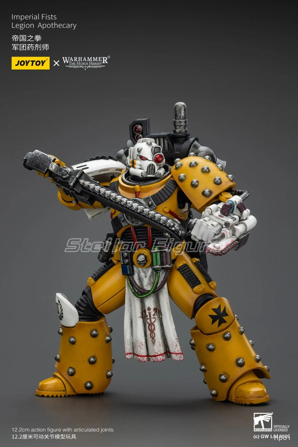 【SF】JOYTOY 1/18 Action Figure Imperial Fists Legion Apothecary Model Toys Gifts Collection Ornaments