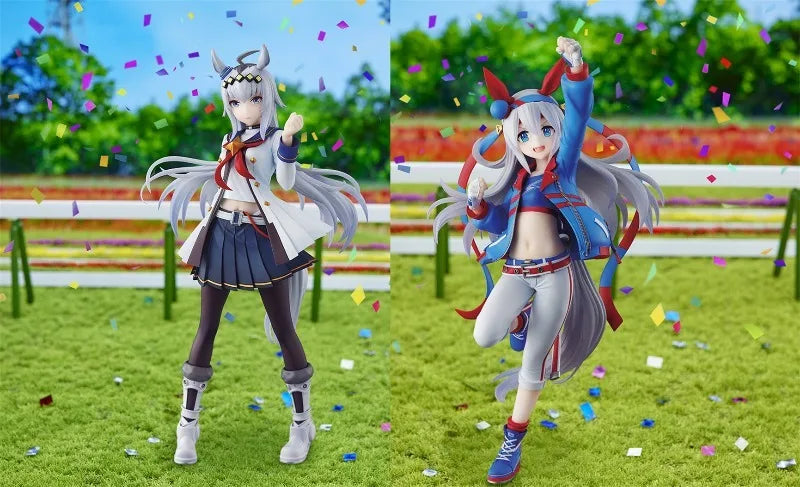 Original Bandai Ichiban Kuji Umamusume PrettyDerby Vol.3 Oguri Cap Tamamo Cross Anime Figure Toys Collectible Model Ornaments
